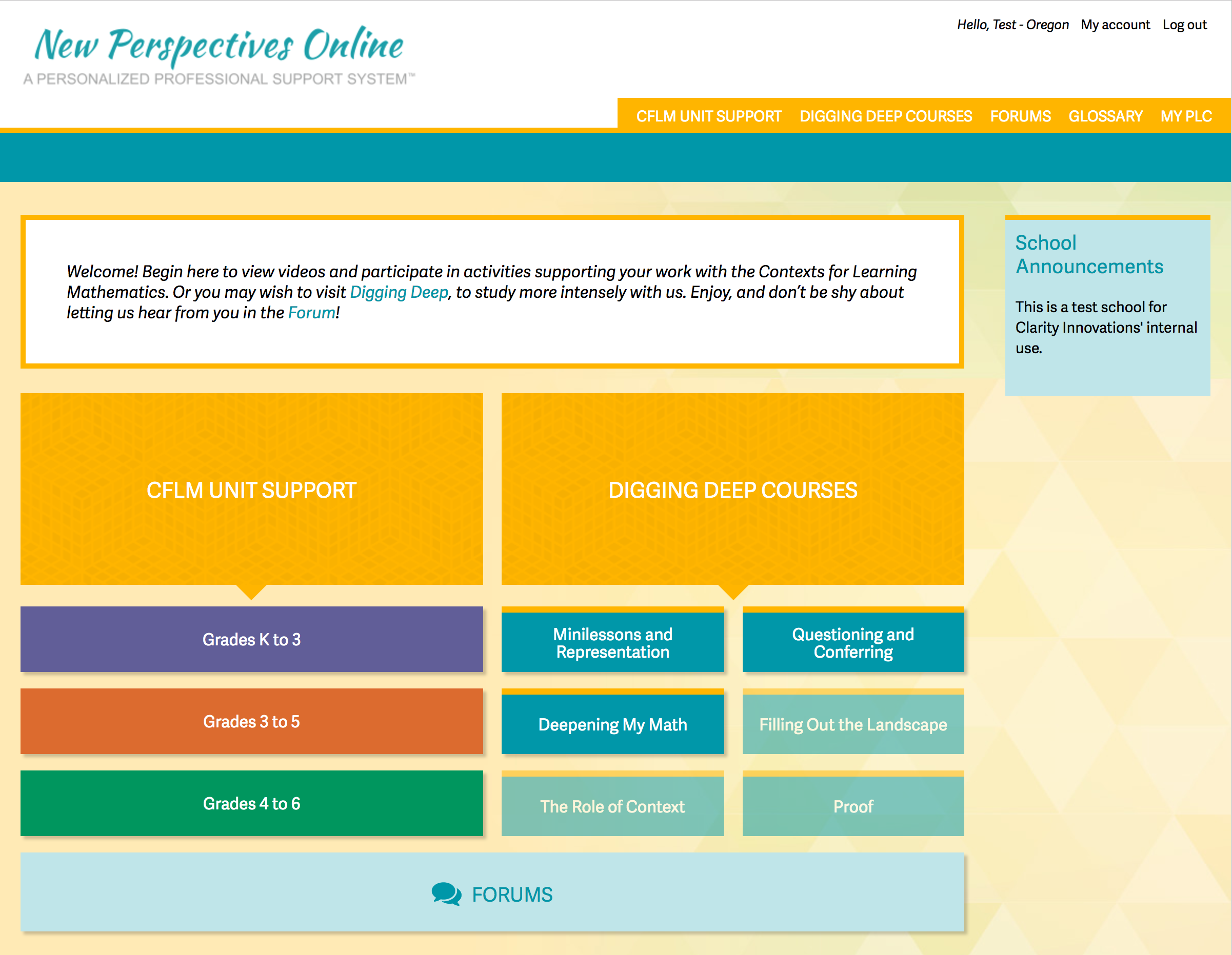 New Perspectives Online
Screenshot